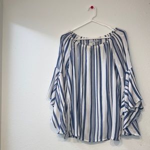 Blue & White Stripped Blouse